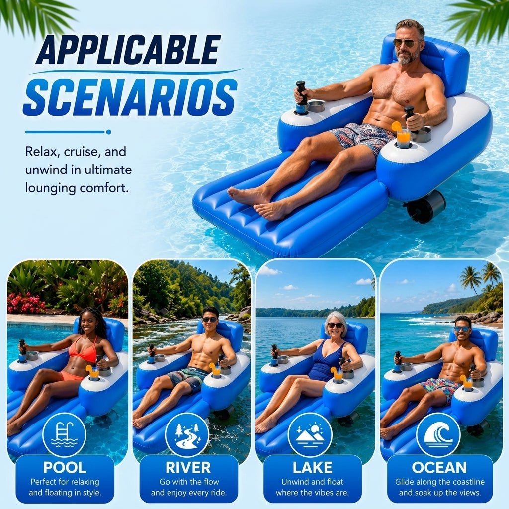 Float Buddie Lounger in use