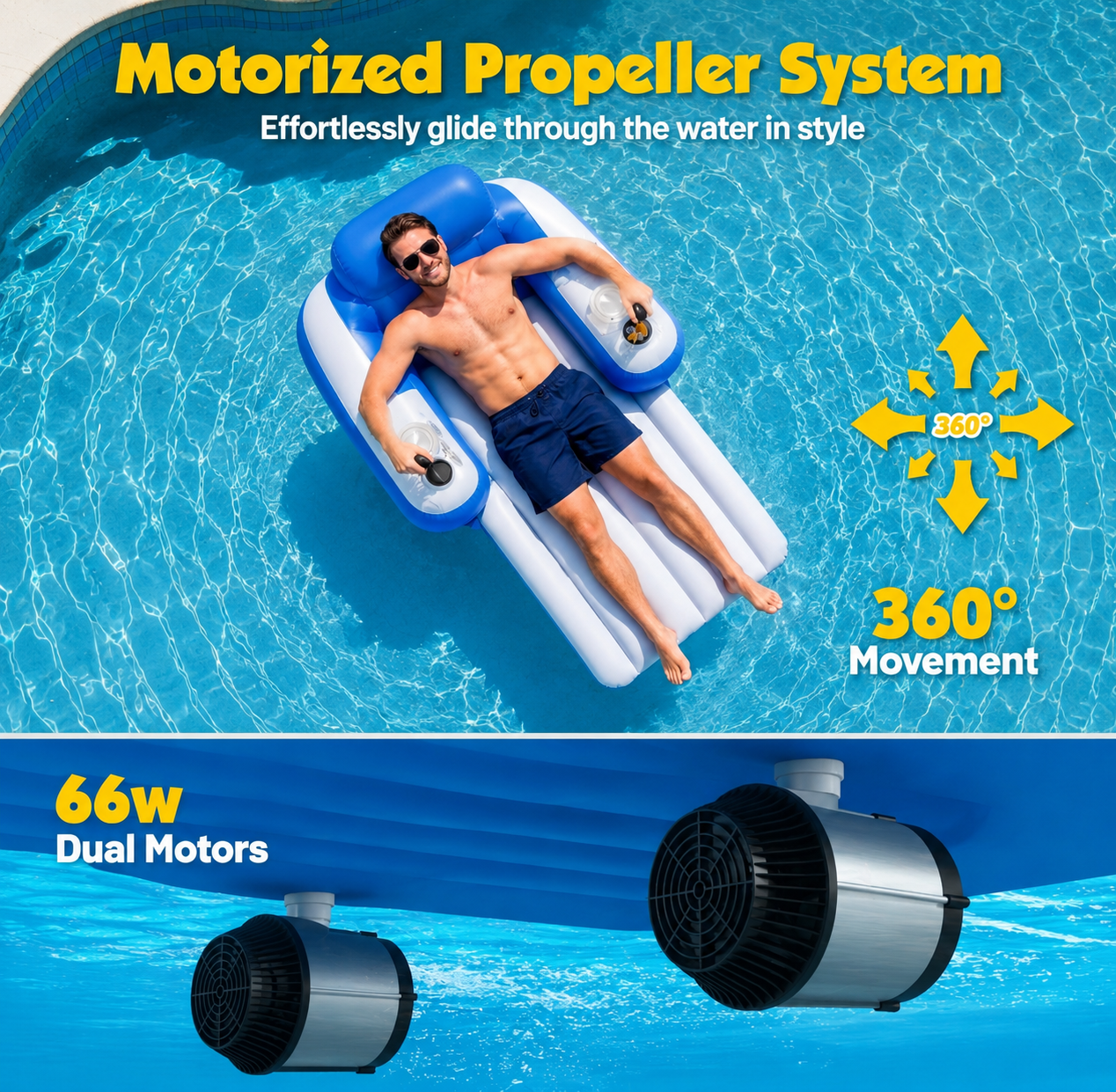 SplashPilot Motorized Float