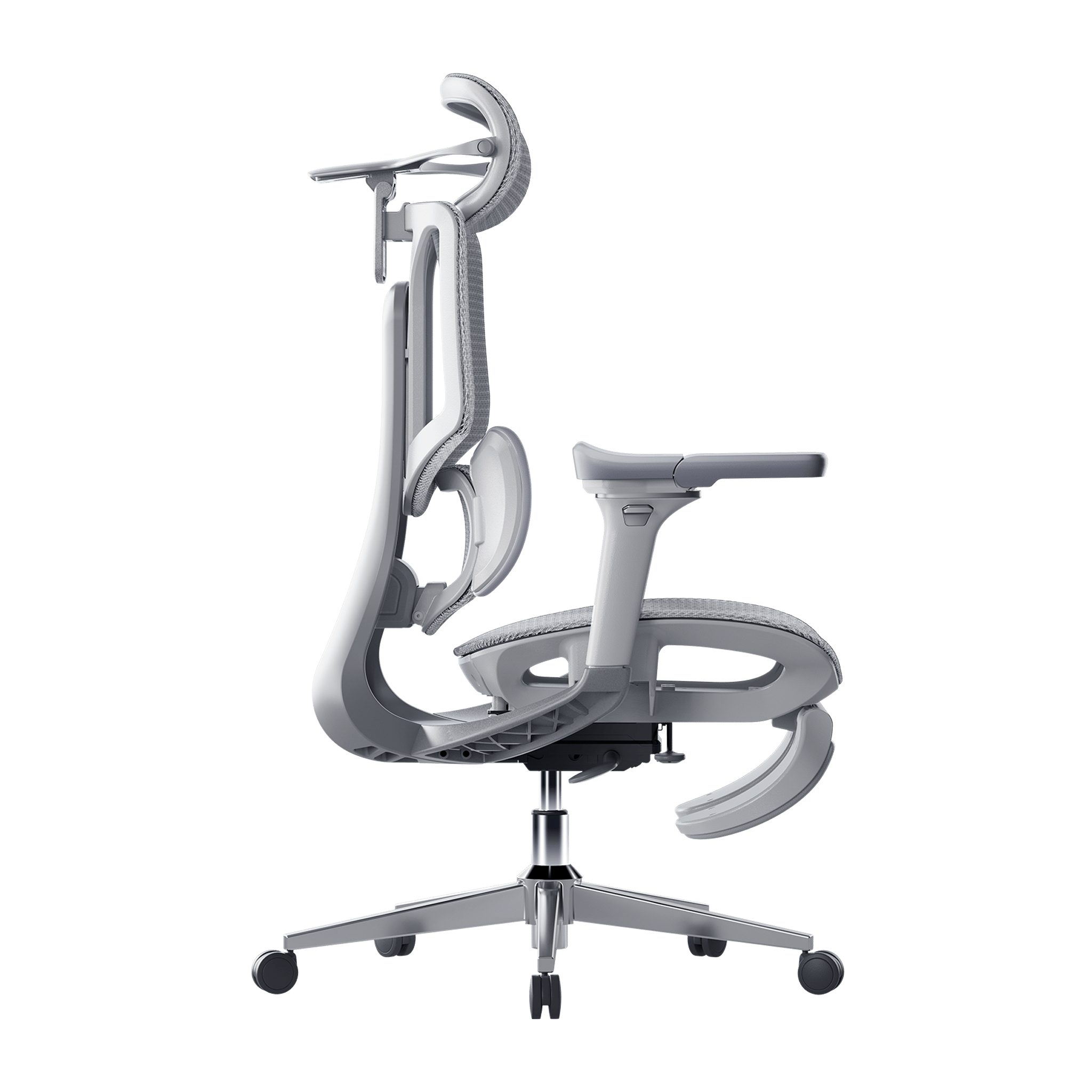 HBADA E3 Pro ergonomic desk chair with spinal alignment tech for tall people.