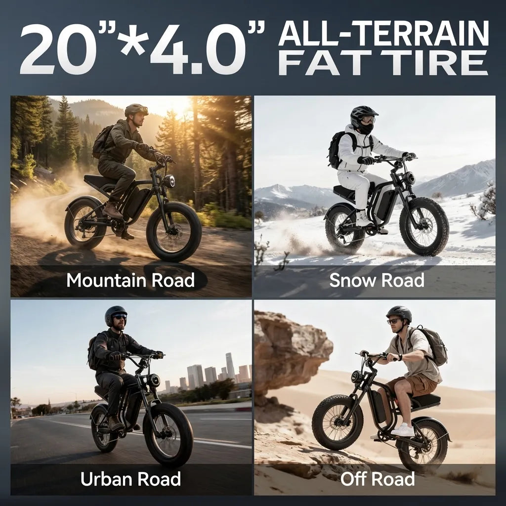 HIEHA SU8 1.0 Moped-Style Electric Bike