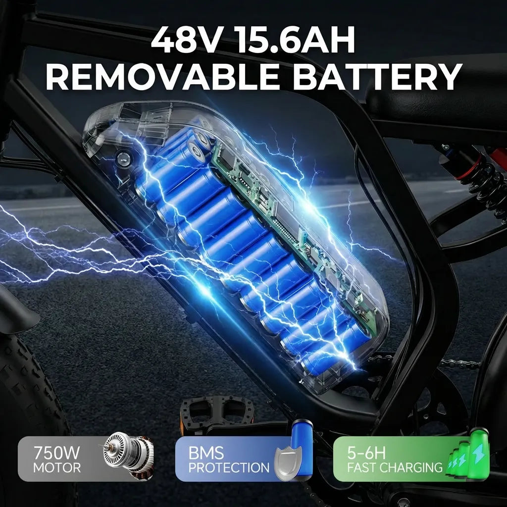 HIEHA SU8 1.0 Moped-Style Electric Bike