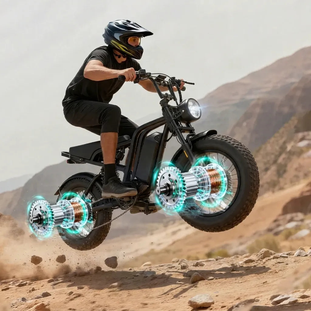 HIEHA SU8 1.0 Moped-Style Electric Bike