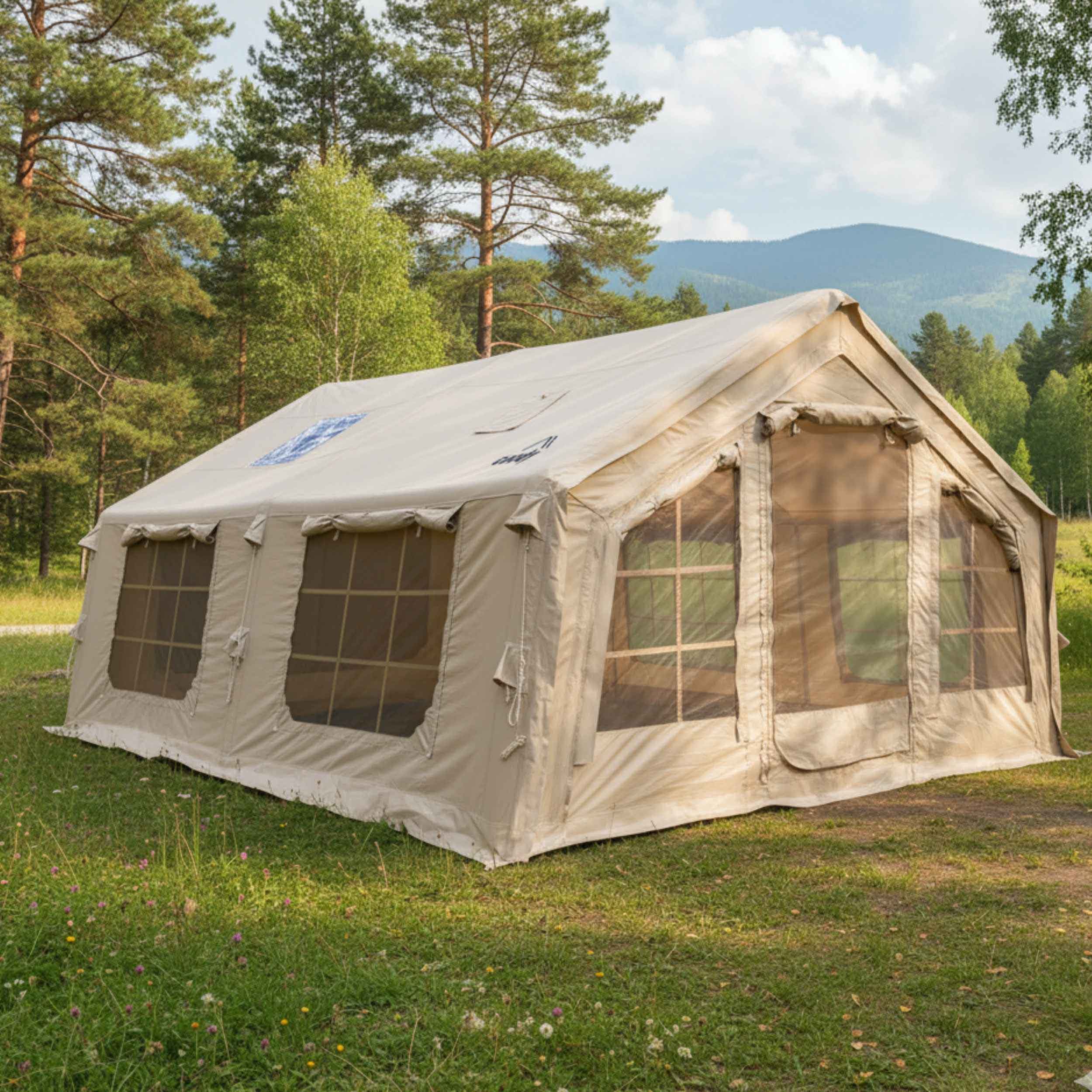 Coody Familia AirTent 17.2 Beige – Inflatable Tent (2-10 Person)